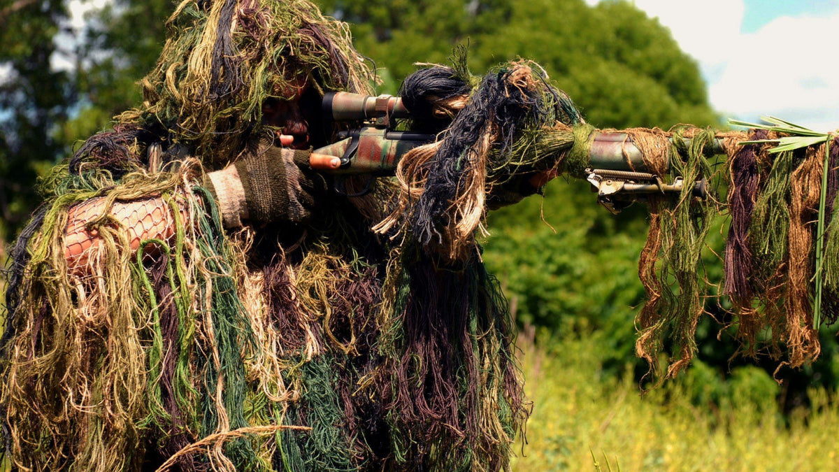 camouflage ghillie suit