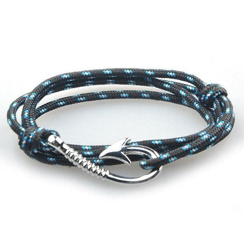 Bracelet Survie Hameçon en Paracorde-Mon Bracelet Homme