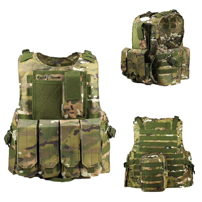 Gilet tactique militaire Molle Plate Combat Paintball Carrier Hunting Army  Airsoft