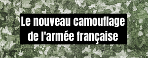 Le nouveau camouflage de l'armée de terre (française)