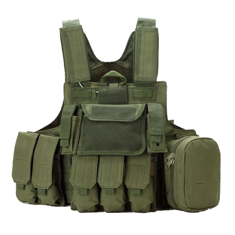 Gilet Tactique Enfant Camouflage - Veste De Combat Ajustable Pour Jeux Outdoor, Airsoft, Terrain, Avec Multi-Poches
