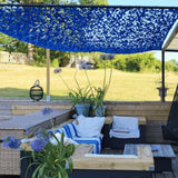 Filet de camouflage renforcé militaire bleu