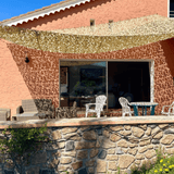 Filet de camouflage renforcé câble acier militaire
