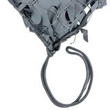 Filet de camouflage triangulaire militaire gris