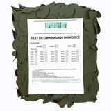 Filet de camouflage triangulaire militaire vert