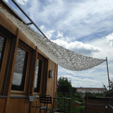 Filet de camouflage triangulaire militaire blanc