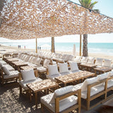 Filet de camouflage renforcé militaire sable