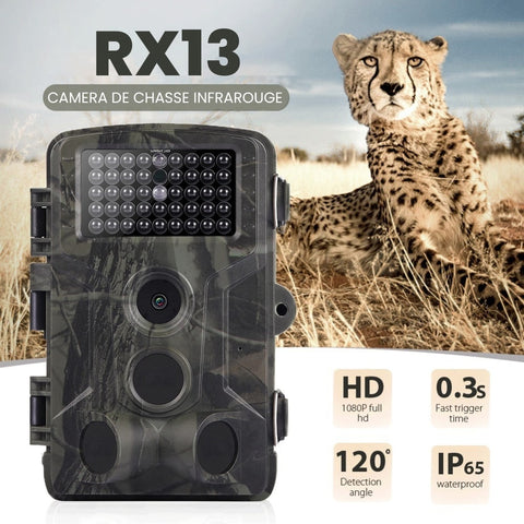 Caméra de Chasse RX13 | 24MP 1080P Vision Nocturne