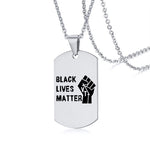 Plaque Militaire Black Lives Matters