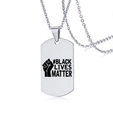 Plaque Militaire Black Lives Matters