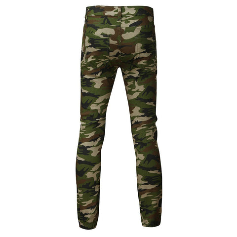Importé - Pantalon Homme Sport Décontracté Style Camouflage Militaire En  Coton