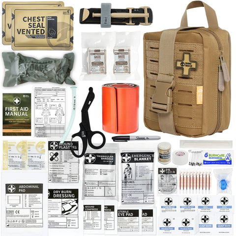 Kit de survie militaire très complet - Matériel d'urgence et de premiers  secours (9944992)