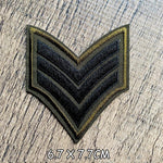 Patches grades militaire