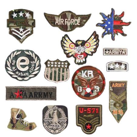 Ecusson - militaire Army étoile – or – 6,4x5cm - patches brode